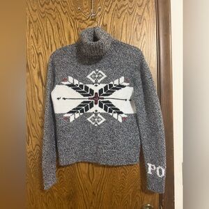 Polo Ralph Lauren Nordic Snowflake Turtleneck Sweater – Size S